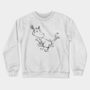 T-Rex in a Bunny Suit Crewneck Sweatshirt